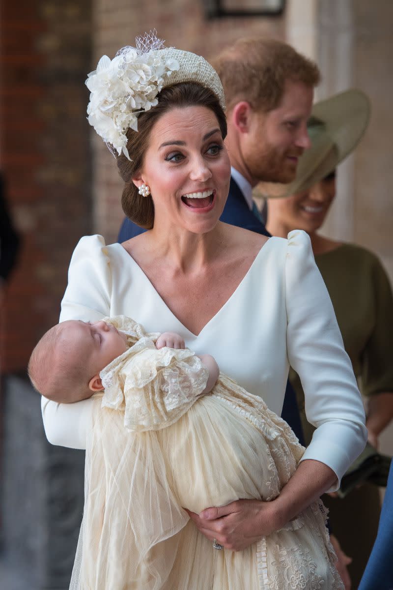 When she was Supermum at Prince Louis’s christening