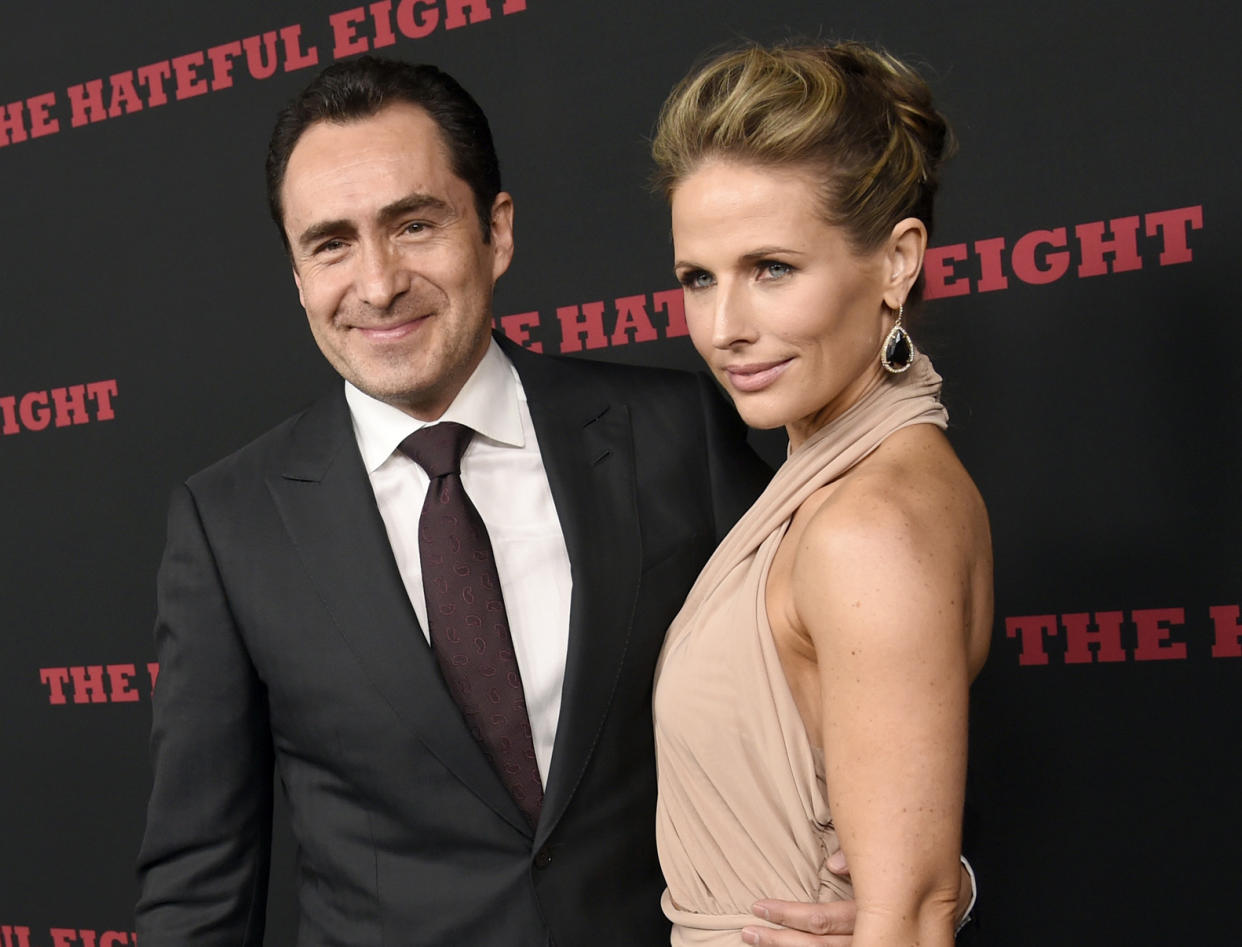 Demian Bichir and Stefanie Sherk (Credit: Chris Pizzello/Invision/AP)