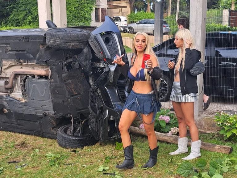 La reacción de Anto Pane tras su accidente (Foto X)