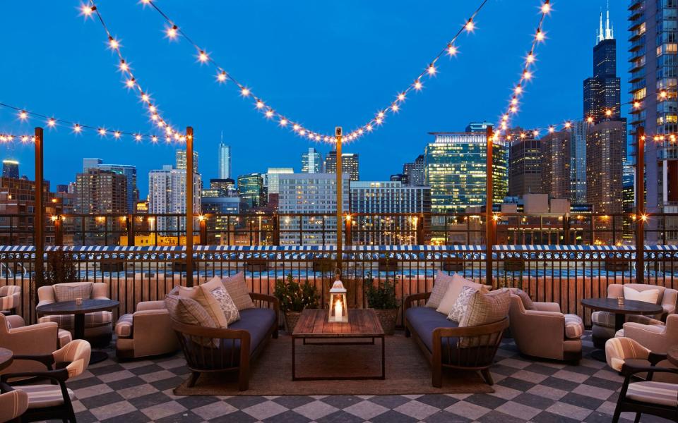 Soho House Chicago - 'like staying at your coolest friend’s city apartment, which happens to have a heated rooftop pool, spa and cinema.'