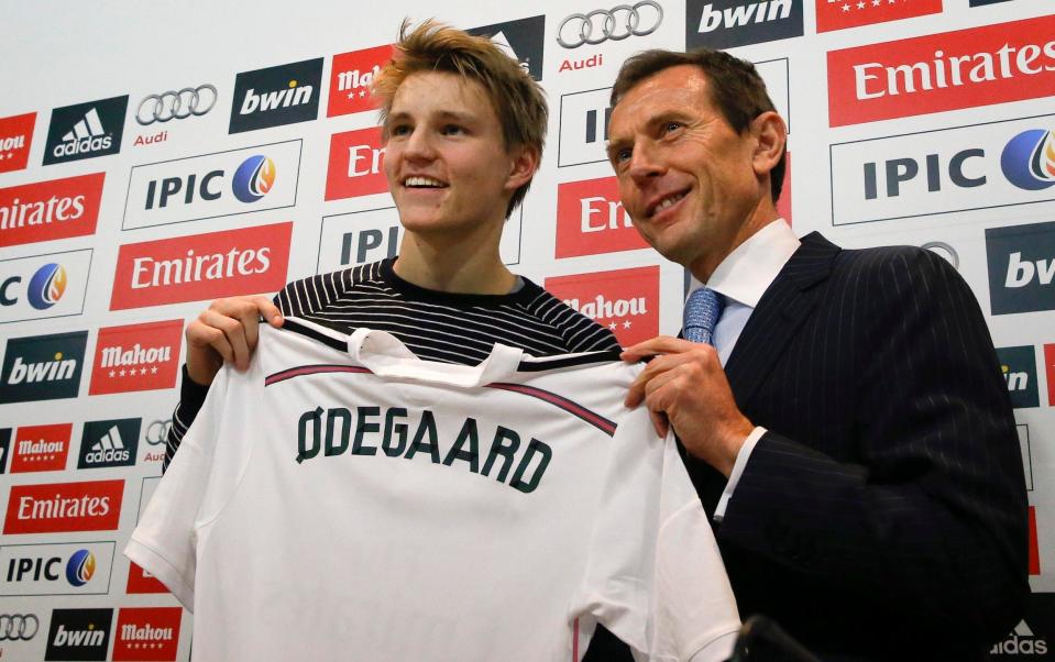 Martin Odegaard at his Real Madrid unveiling - Martin Odegaard: 'People think I'm a nice guy but I have this fire inside me' - Andrea Comas/Reuters