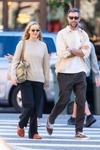 Jennifer Lawrence Does Date Night in a Beige Co-ord and Her