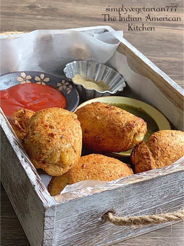 <p>Simply Vegetarian</p><p>A common snack-time recipe, this deep-fried treat gets a healthy makeover with the air fryer.</p><p><strong>Get the recipe here: <a href="https://simplyvegetarian777.com/air-fryer-bread-rolls-easy-recipe/" rel="nofollow noopener" target="_blank" data-ylk="slk:Indian-Style Bread Rolls;elm:context_link;itc:0;sec:content-canvas" class="link ">Indian-Style Bread Rolls</a></strong></p>