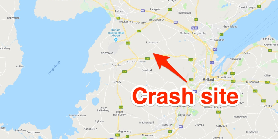 Updated Belfast Crash Map 2