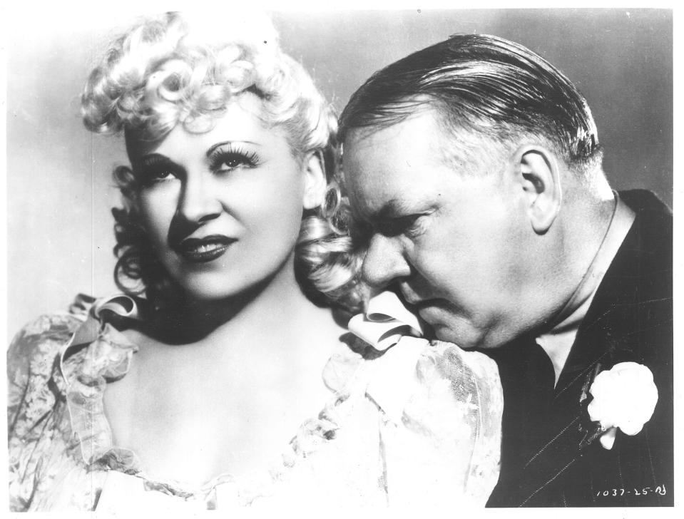 Mae West and W.C. Fields in "My Little Chickadee"