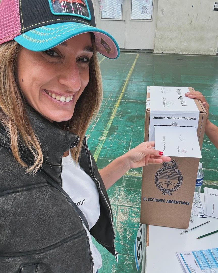 Diana Deglauy se manifestó tras emitir su voto