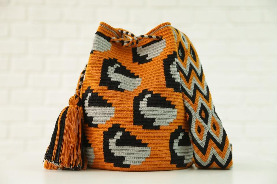 These gorgeous, fair trade&nbsp;bags are handmade by indigenous tribes from Colombia. Shop them <a href="https://chilabags.com/collections/chila-bags-les-grandes-collection/products/chila-bags-tayrona-bag" target="_blank">here</a>.