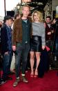 Laurence Fox (left) and Billie Piper attending the first night of new play Dear Lupin at the Apollo Theatre, London.
