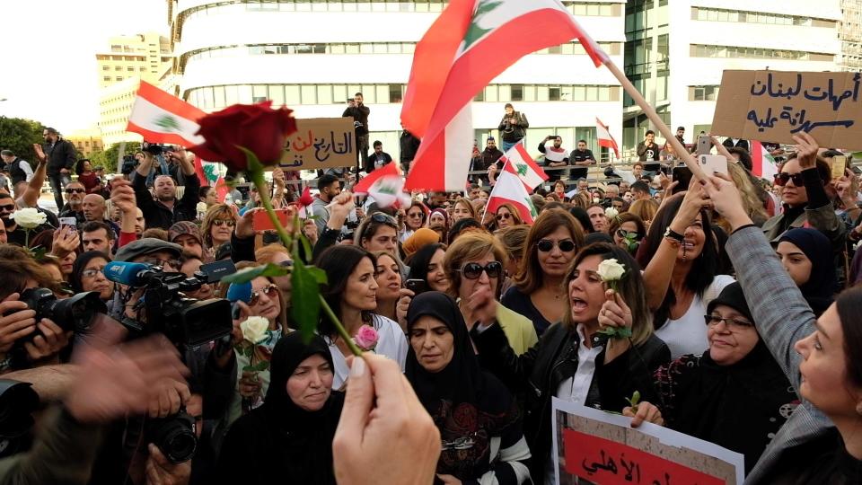 Protests Vs. Pandemic Leb still 100