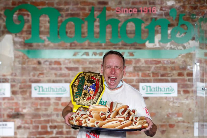 Nathan's Famous Fourth of July International Hot Dog-Eating Contest in Brooklyn, New York