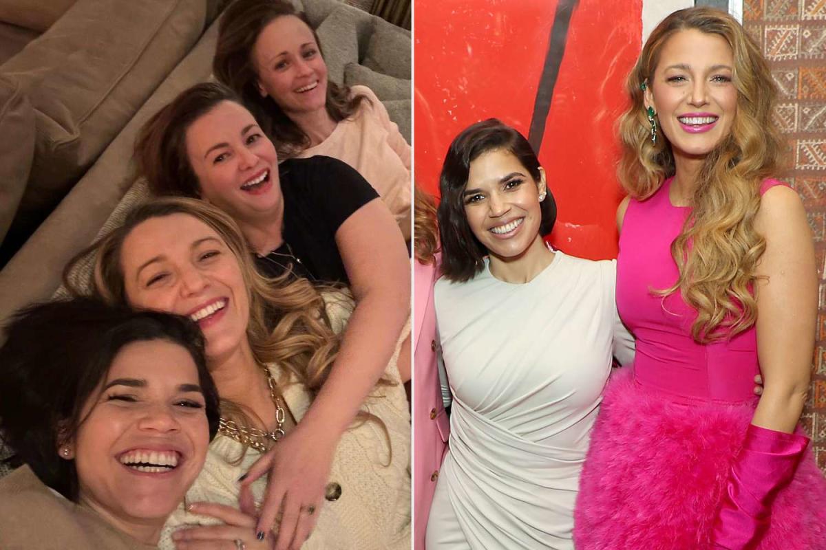 Blake Lively Celebrates 'Denim Sister' America Ferrera After