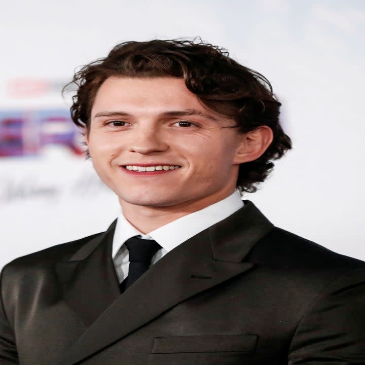 Tom Holland at the premiere for Spider-Man: No Way Home