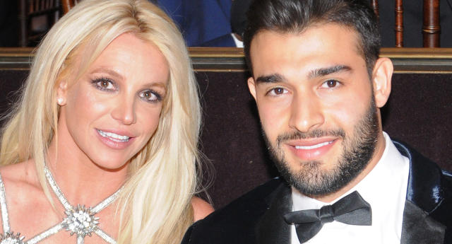 Britney Spears Wears Versace Wedding Dress to Marry Sam Asghari