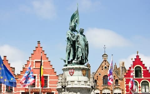 The double statue of Pieter de Coninck and Jan Breydel - Credit: Reddiplomat/Gogosvm