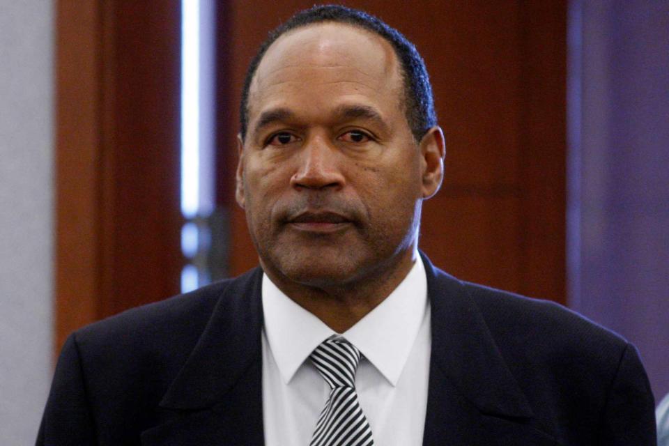 <p>Isaac Brekken-Pool/Getty</p> O.J. Simpson