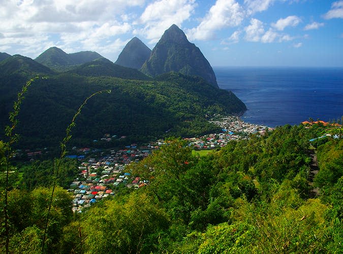 38. The Pitons, Saint Lucia