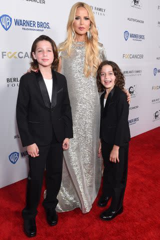 <p>Gilbert Flores/Variety via Getty</p> Zoe with her children Skyler Morrison Berman and Kaius Jagger Berman