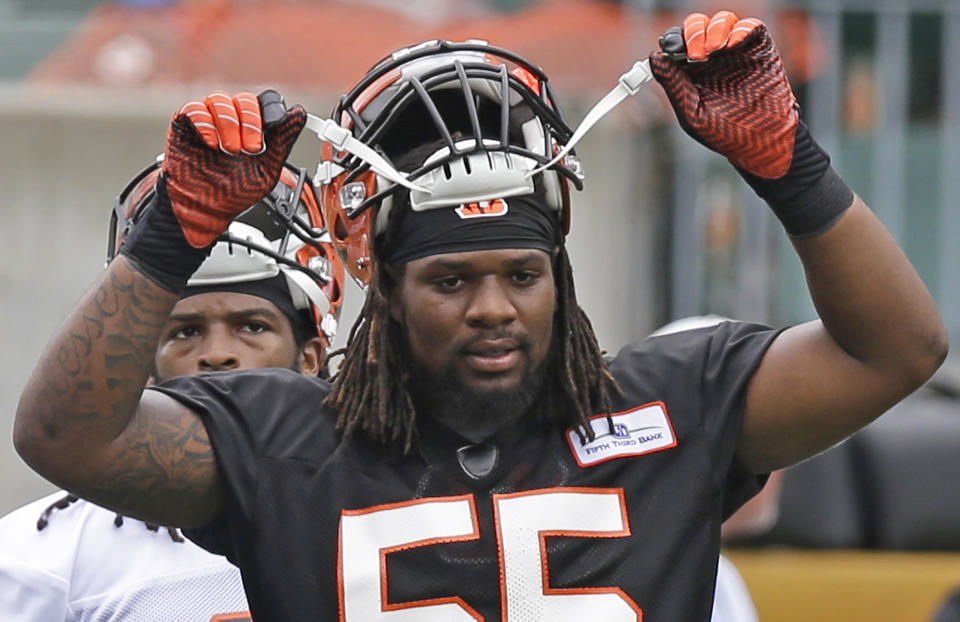 Vontaze Burfict faces a five-game suspension for an illegal hit. (AP)