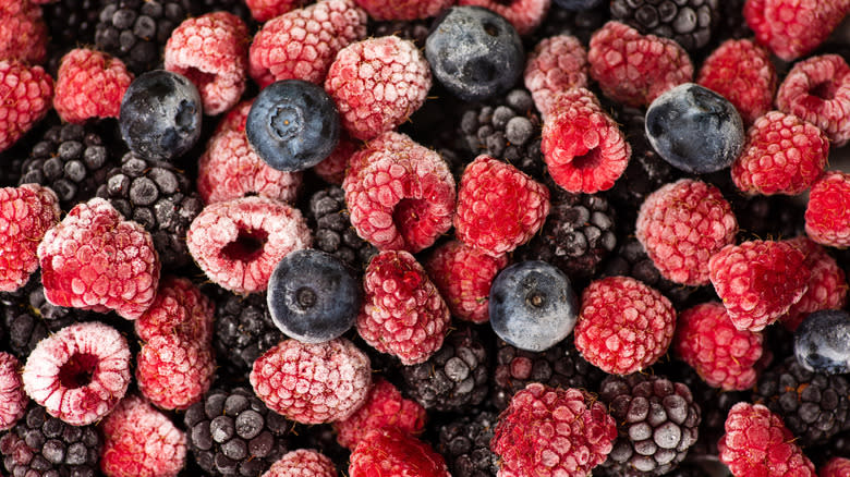 mixed Frozen berries