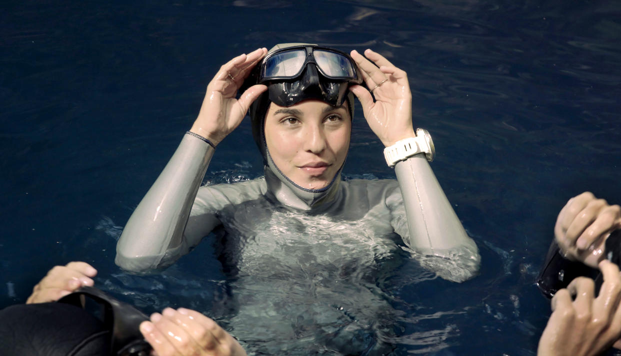 Camila Jaber, apneísta mexicana. (Fotografía cortesía de Expedia)