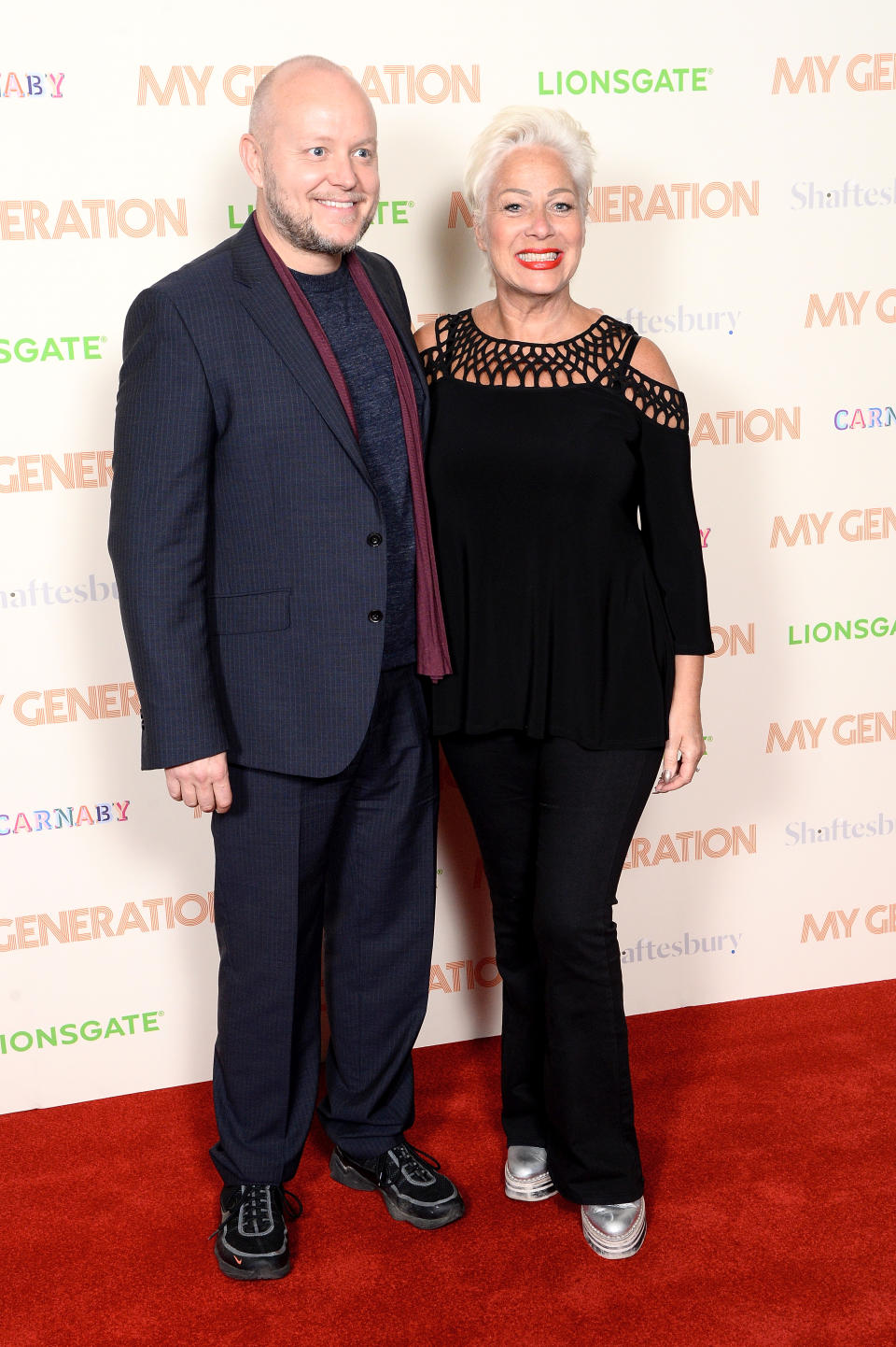 Lincoln Townley (L) and Denise Welch attend the My Generation special screening at BFI Southbank on March 14, 2018 in London, England. (Photo by Dave J Hogan/Dave J Hogan/Getty Images)