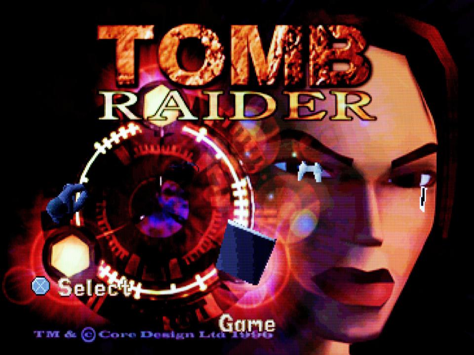 Tomb Raider - Sony Playstation 1 PS1 PSX - Editorial use only