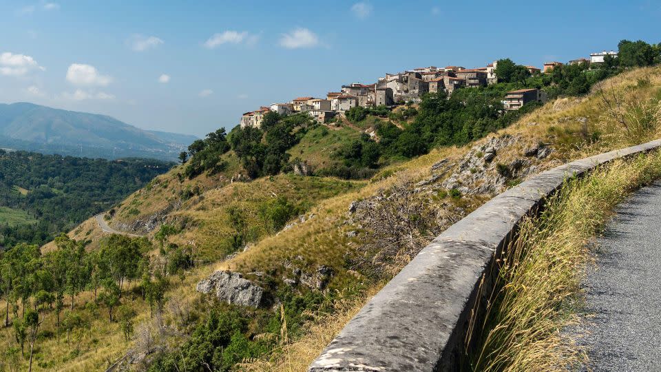 Santa Domenica Talao is a remote hillside village that’s home to barely 1,000 people. - Claudio Giovanni Colombo/Alamy Stock Photo