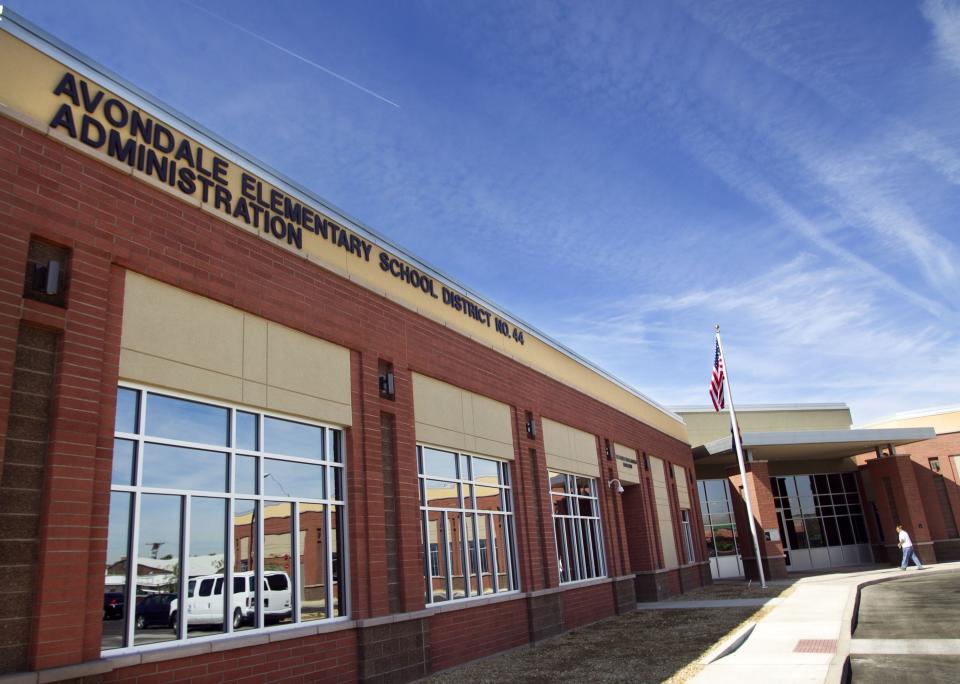 The Avondale Elementary School District offices are seen on Wednesday, April 4, 2012.