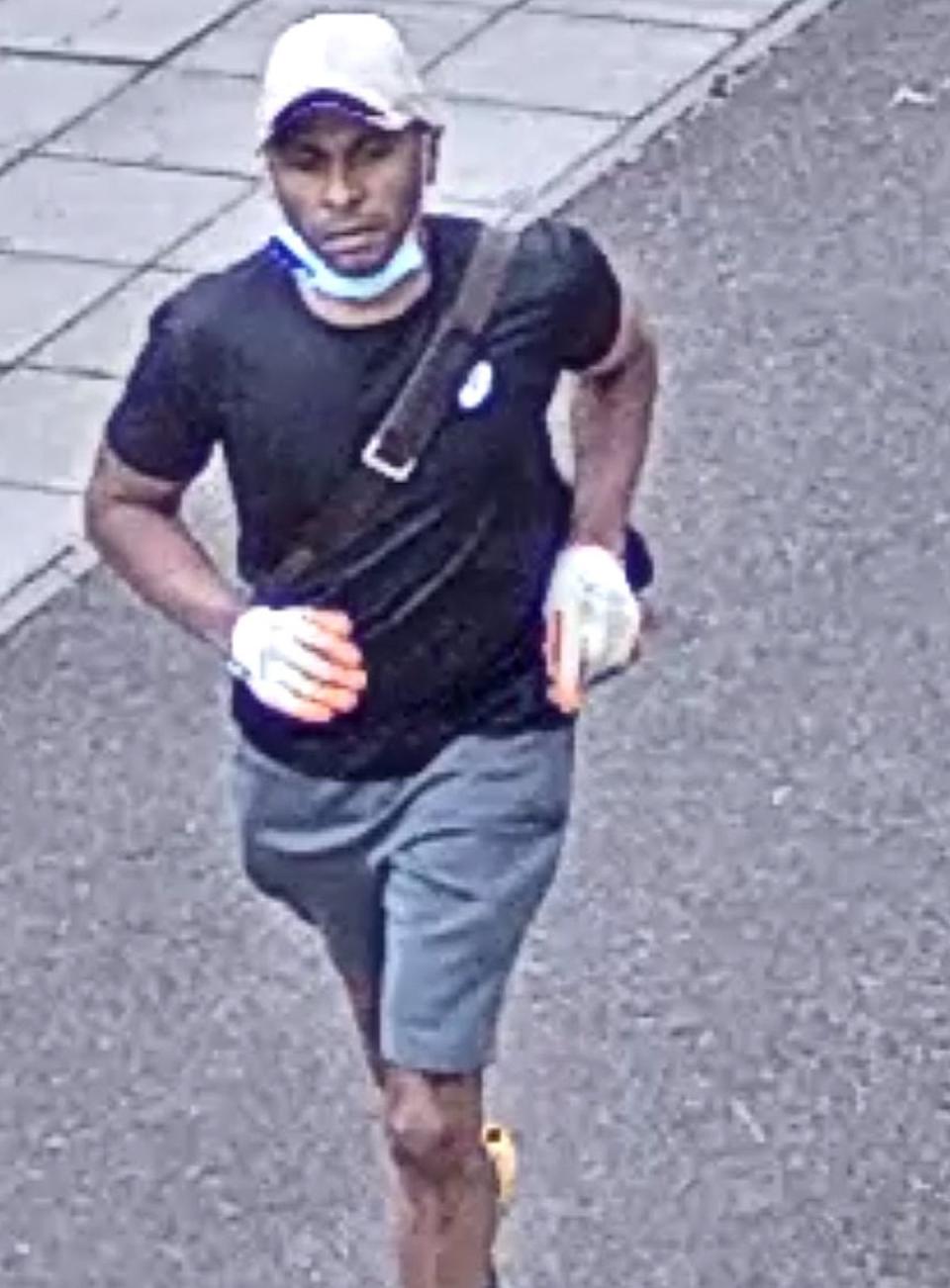 CCTV was released of Byer running from the scene (Metropolitan Police/PA) (PA Wire)