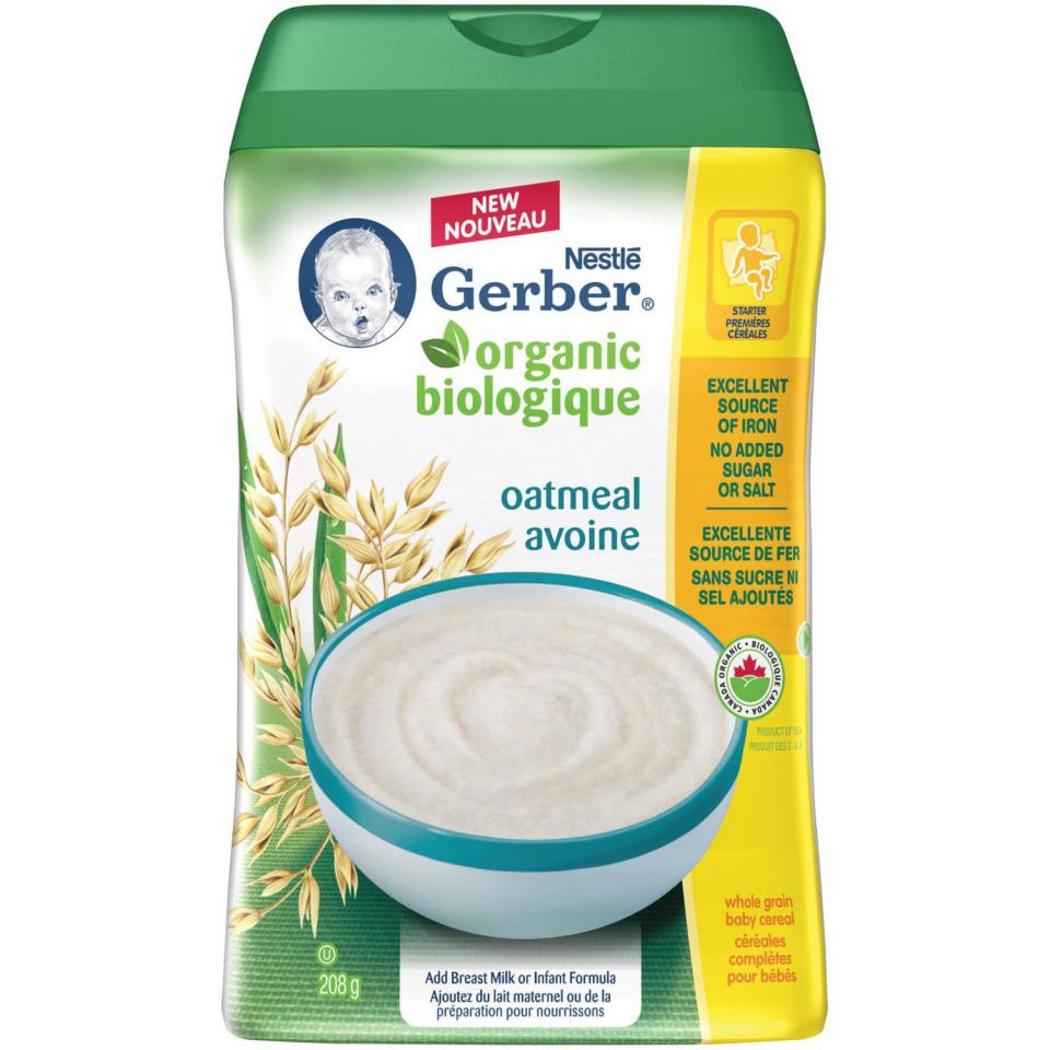 GERBER Organic Baby Cereal Oatmeal