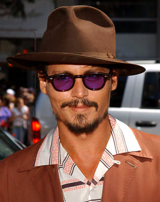 Johnny Depp at the LA premiere of Warner Bros. Pictures' Charlie and the Chocolate Factory