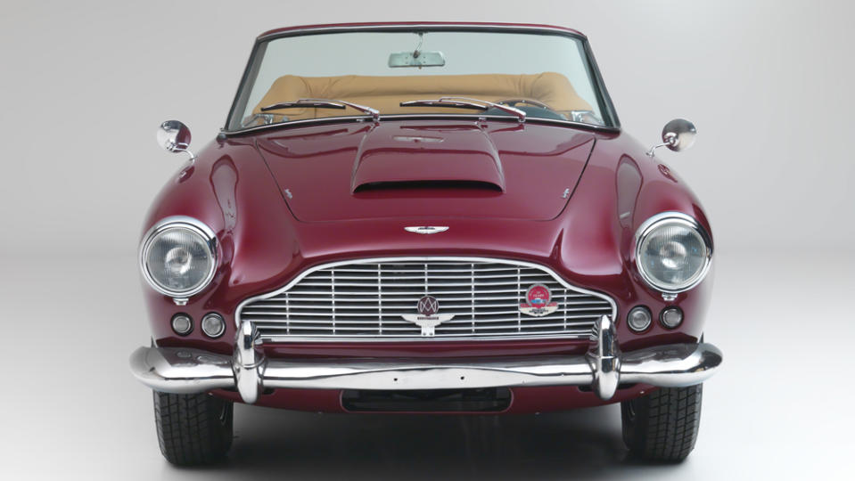 Along with the matching-numbers chassis, engine and gearbox, this Aston Martin DB4 droptop has the same removable roof it was given by the factory.