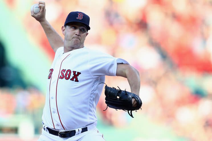 Steven Wright and his teammates make for a strong stack during Friday's DFS slate (Getty)