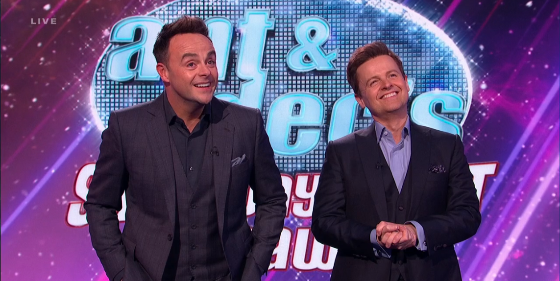 ant and dec on saturday night takeaway