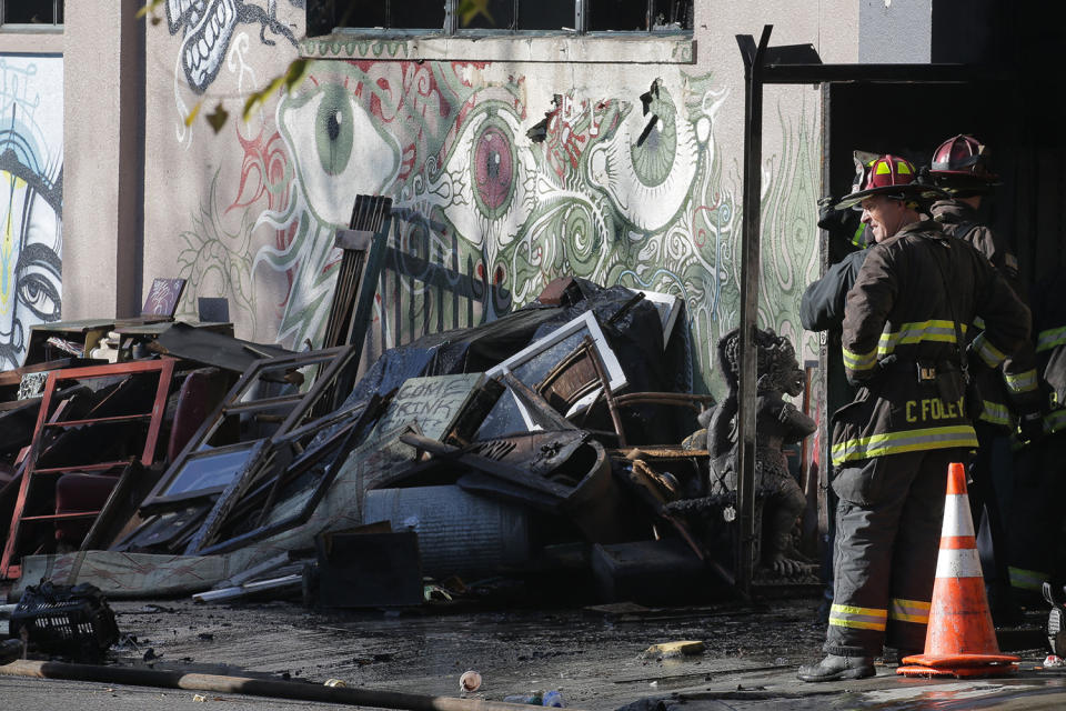 Fatal warehouse fire in Oakland