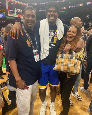Kevon Looney says he's a first cousin (mom's sister's son) of Nick