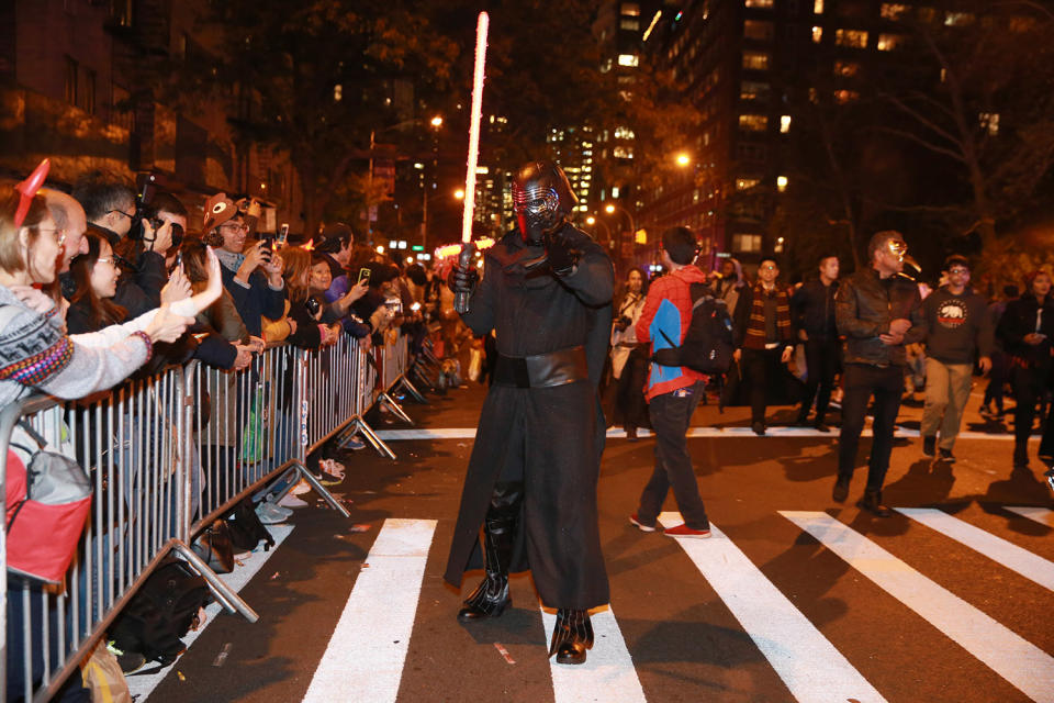 President Trump and killer clowns parade in NYC for Halloween