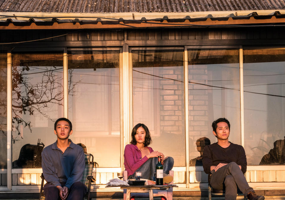 The greatest fear is that of the unknown, which Korean director Lee Chang-dong mines in this seductive thriller about an ambling wannabe writer (Yoo Ah-in) and a love triangle involving a former classmate (Jeon Jong-seo) and a mysterious interloper (Steven Yeun). With a lilting build, &ldquo;Burning&rdquo; kicks into high gear at the midway point, when Miles Davis&rsquo; horns serenade a hazy sunset that could lead to anything: dancing, disrobing, disarmament, utter disorientation. Lee&rsquo;s source material is a Haruki Murakami short story, so alienation remains a constant villain. &ldquo;Burning&rdquo; wonders how much we can ever really know another person. Its inability to answer that question makes the film all the more searing.