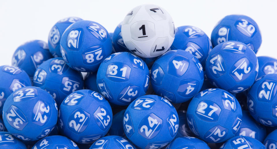 Powerball balls.