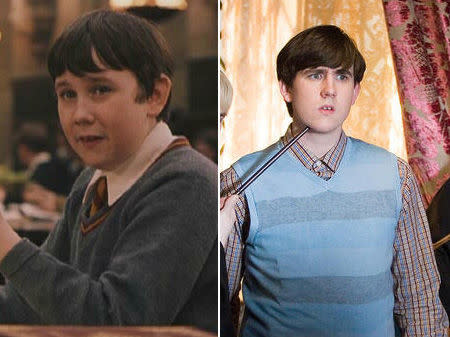 <p>Who could forget the lovable yet awkward Neville Longbottom, played by Matthew Lewis? Starting out aged 11 in "Philosopher's Stone," Matthew has had the most dramatic on-screen transformation. So what's in store for Neville in "Deathly Hallows?" The awkward wizard stays at Hogwarts to hold down the fort, getting in some fierce battles in the process.</p>