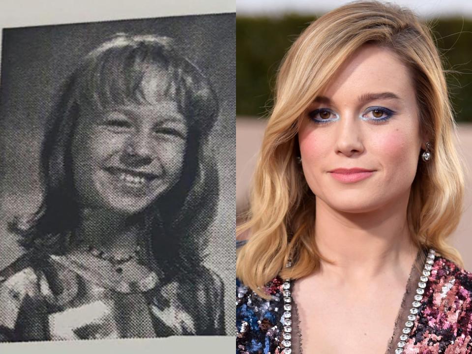 brie larson high school photo