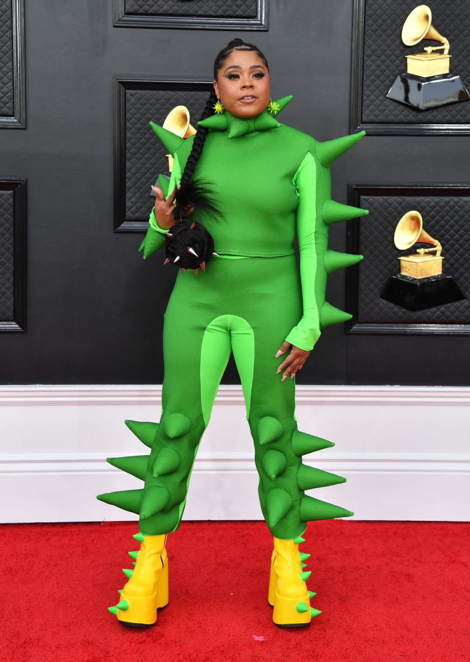 Tayla Parx attends the 2022 Grammy Awards