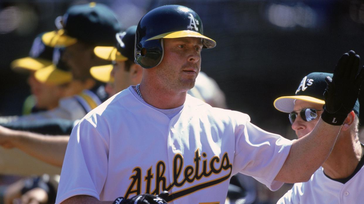 Jeremy Giambi played parts of three seasons with the Oakland A's in the early 2000s.