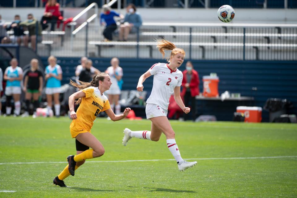 Wisconsin Emma Jaskaniec (2) was a first-team all-Big Ten selection this season.