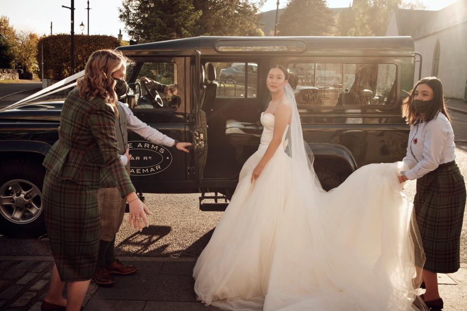 How This Bride Planned Her Own Micro-Wedding in the Scottish Highlands