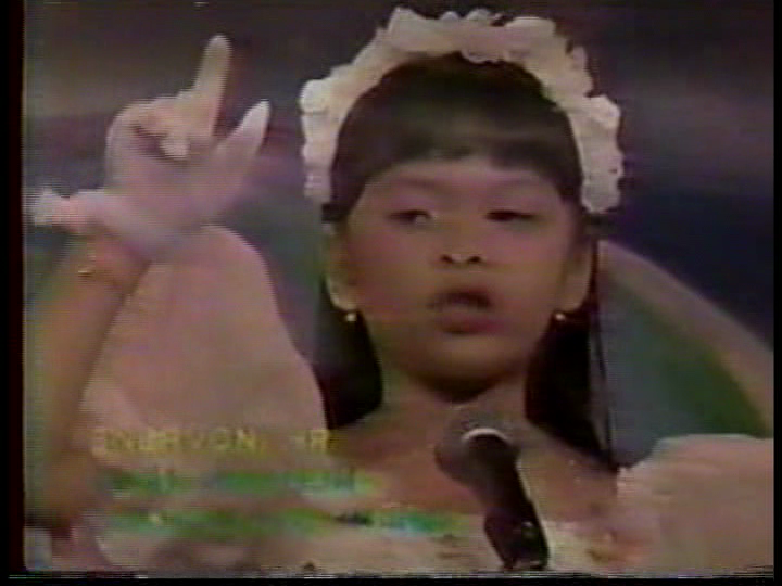 The beautiful and talented Eat Bulaga host Pauleen Luna joined the 1995 Little Miss Philippines. (Screen grab from Eat Bulaga video, used with permission)