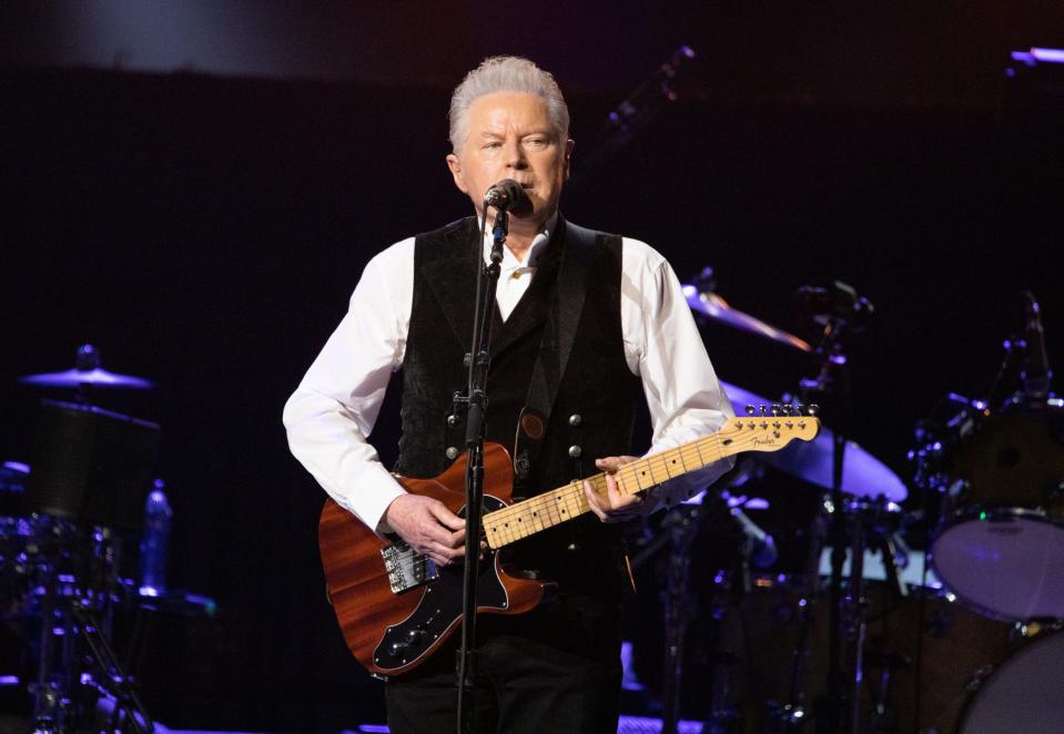 The Eagles perform Friday in Newark. Don Henley is shown during an Eagles concert on May 19, 2022, in Austin.
