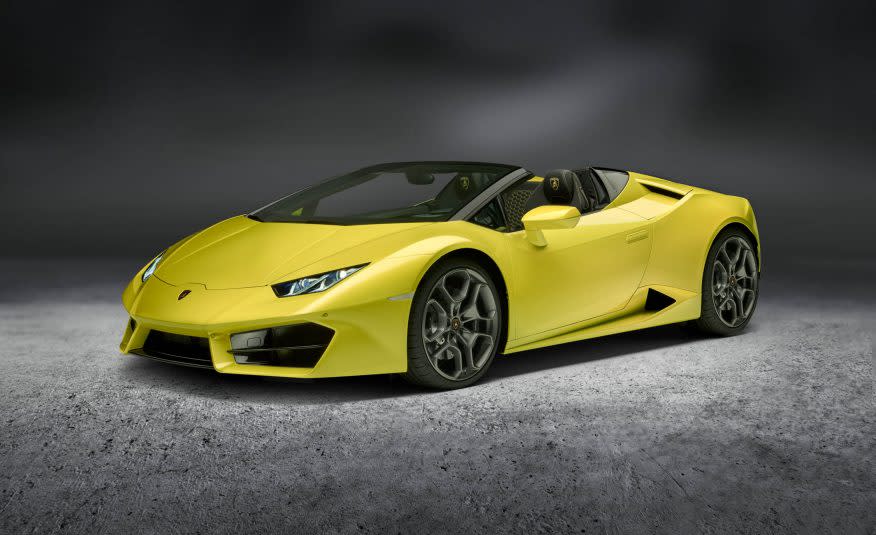 The Lamborghini Huracán LP-580-2 Spyder