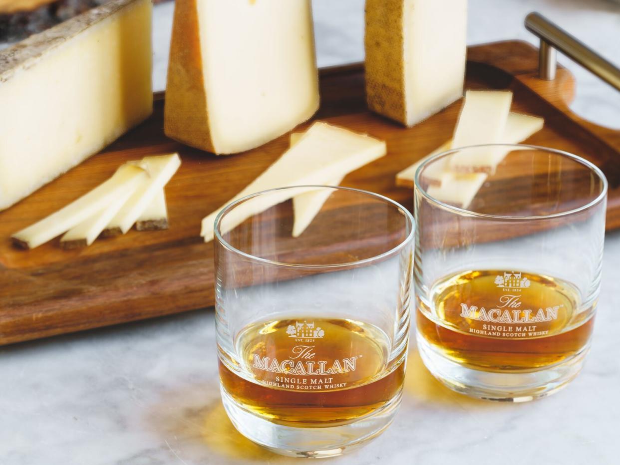 Whiskey and cheese