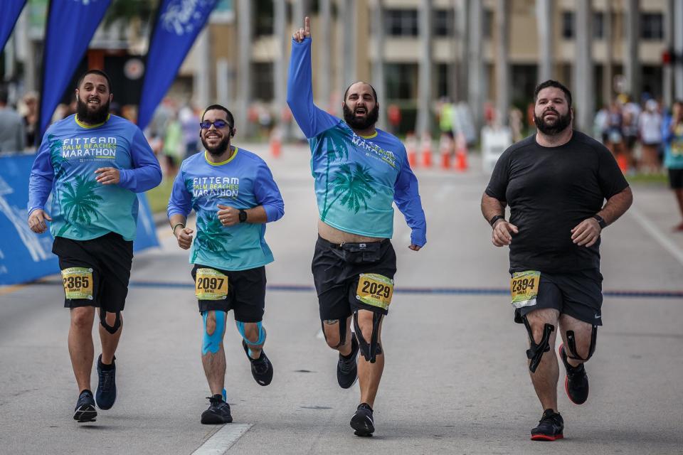 The Palm Beaches Marathon took place in downtown West Palm Beach, Fla., on Sunday, December 8, 2019. [THOMAS CORDY/palmbeachpost.com]